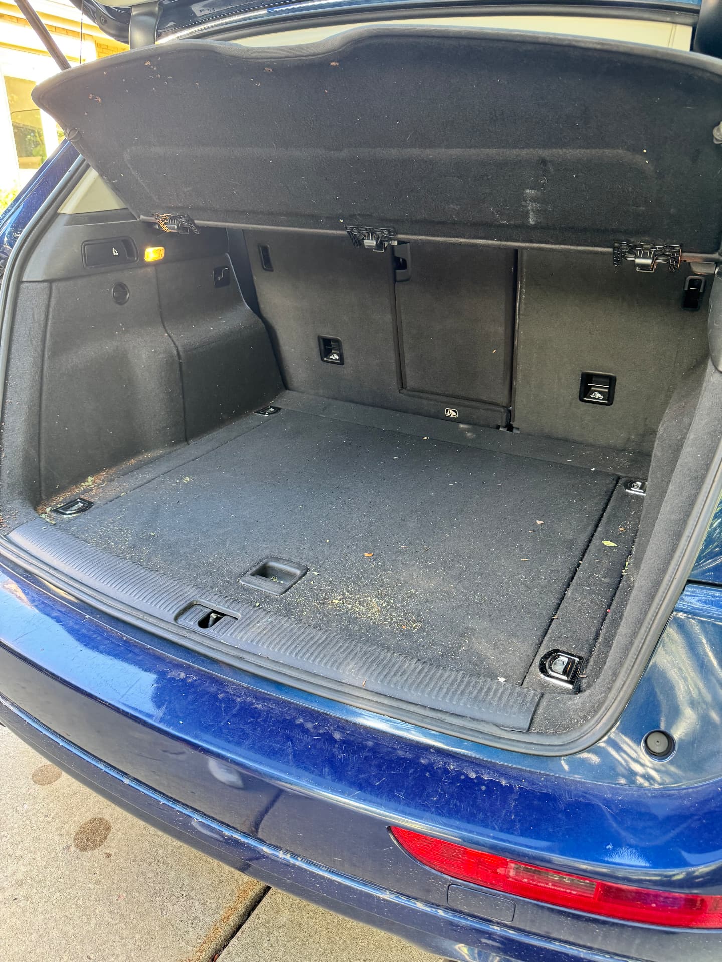 Cargo area before interior detail