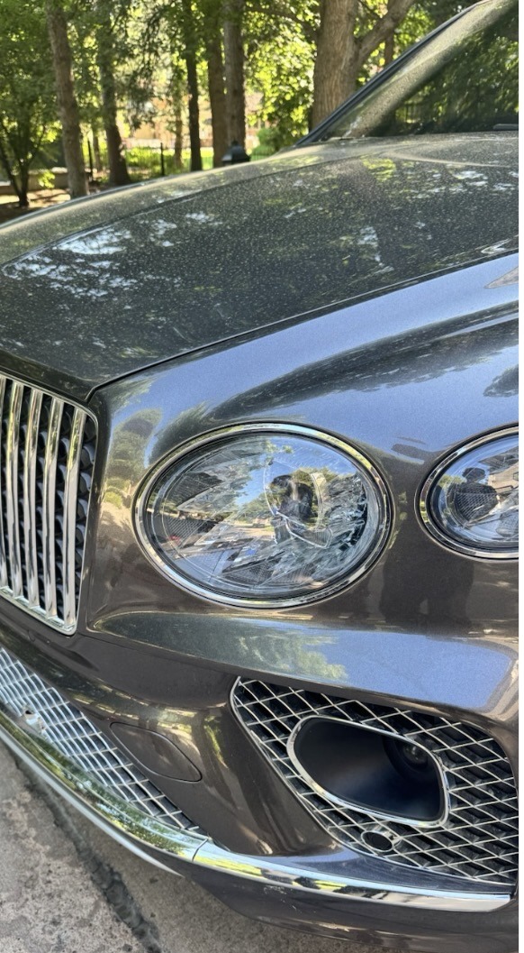 Front end before exterior detail